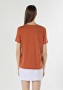 thumb-Показати інформацію про Футболка З Коротким Рукавом Жіноча Коричнева  Cl1059051