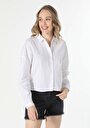 thumb-Показати інформацію про Сорочка З Довгим Рукавом Жіноча Біла  Cl1057687