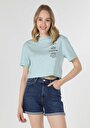 thumb-Показати інформацію про Футболка З Коротким Рукавом Жіноча Зелена  Cl1058949