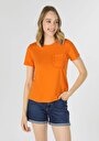 thumb-Показати інформацію про Футболка З Коротким Рукавом Жіноча Помаранчева  Cl1059126