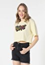 thumb-Показати інформацію про Футболка З Коротким Рукавом Жіноча Жовта  Cl1058808