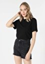 thumb-Показати інформацію про Футболка З Коротким Рукавом Жіноча Чорна  Cl1058982