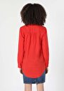 thumb-Показати інформацію про Сорочка З Довгим Рукавом Жіноча Червона  Cl1058747