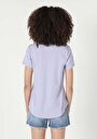 thumb-Показати інформацію про Футболка З Коротким Рукавом Жіноча Фіолетова  Cl1059013