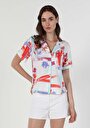 thumb-Показати інформацію про Сорочка З Коротким Рукавом Жіноча Мультіколор  Cl1058767