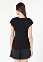 thumb-Показати інформацію про Футболка З Коротким Рукавом Жіноча Чорна  Cl1058978