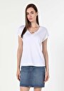 thumb-Показати інформацію про Футболка З Коротким Рукавом Жіноча Біла  Cl1058931