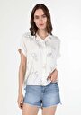thumb-Показати інформацію про Сорочка З Коротким Рукавом Жіноча Біла  Cl1058768
