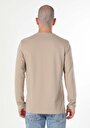 thumb-Показати інформацію про Футболка З Довгим Рукавом Чоловіча Бежева  Cl1060211