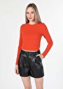 thumb-Показати інформацію про Футболка З Довгим Рукавом Жіноча Помаранчева  Cl1060602