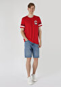 thumb-Показати інформацію про Футболка З Коротким Рукавом Чоловіча Червона  Cl1063279