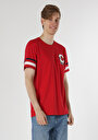 thumb-Показати інформацію про Футболка З Коротким Рукавом Чоловіча Червона  Cl1063279