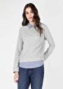 thumb-Показати інформацію про Футболка З Довгим Рукавом Жіноча Сіра  Cl1062249