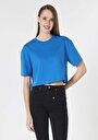 thumb-Показати інформацію про Футболка З Коротким Рукавом Жіноча Блакитна  Cl1063420