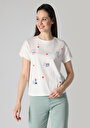 thumb-Показати інформацію про Футболка З Коротким Рукавом Жіноча Біла  Cl1063296