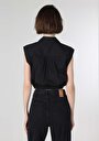 thumb-Показати інформацію про Сорочка З Коротким Рукавом Жіноча Чорна  Cl1063852