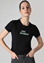 thumb-Показати інформацію про Футболка З Коротким Рукавом Жіноча Чорна  Cl1064083