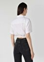 thumb-Показати інформацію про Сорочка З Коротким Рукавом Жіноча Біла  Cl1063853