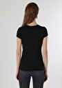 thumb-Показати інформацію про Футболка З Коротким Рукавом Жіноча Чорна  Cl1063444