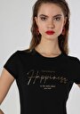 thumb-Показати інформацію про Футболка З Коротким Рукавом Жіноча Чорна  Cl1063444