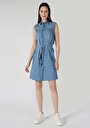 thumb-Показати інформацію про Сукня Жіноча Блакитна  Cl1063508
