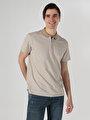 thumb-Показати інформацію про Поло З Коротким Рукавом Чоловіче Бежеве  Cl1062785