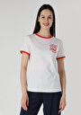 thumb-Показати інформацію про Футболка З Коротким Рукавом Жіноча Біла  Cl1063300