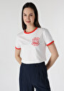 thumb-Показати інформацію про Футболка З Коротким Рукавом Жіноча Біла  Cl1063300