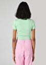 thumb-Показати інформацію про Футболка З Коротким Рукавом Жіноча Зелена  Cl1064054
