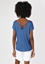 thumb-Показати інформацію про Футболка З Коротким Рукавом Жіноча Блакитна  Cl1063411