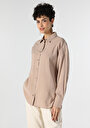 thumb-Показати інформацію про Сорочка З Довгим Рукавом Жіноча Бежева  Cl1062107
