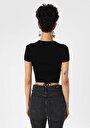 thumb-Показати інформацію про Футболка З Коротким Рукавом Жіноча Чорна  Cl1064054