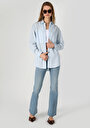 thumb-Показати інформацію про Сорочка З Довгим Рукавом Жіноча Блакитна  Cl1062916