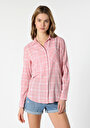 thumb-Показати інформацію про Сорочка З Довгим Рукавом Жіноча Рожева  Cl1063172