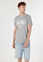 thumb-Показати інформацію про Футболка З Коротким Рукавом Чоловіча Сіра  Cl1063660