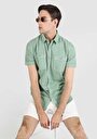 thumb-Показати інформацію про Сорочка З Коротким Рукавом Чоловіча Зелена  Cl1063641
