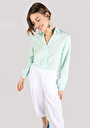 thumb-Показати інформацію про Сорочка З Довгим Рукавом Жіноча Зелена  Cl1064445