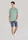 thumb-Показати інформацію про Сорочка З Коротким Рукавом Чоловіча Зелена  Cl1064181