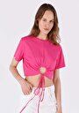 thumb-Показати інформацію про Футболка З Коротким Рукавом Жіноча Рожева  Cl1064082