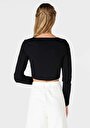 thumb-Показати інформацію про Футболка З Довгим Рукавом Жіноча Чорна  Cl1065169