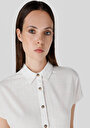 thumb-Показати інформацію про Сорочка З Коротким Рукавом Жіноча Біла  Cl1064461