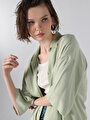thumb-Показати інформацію про Сорочка З Довгим Рукавом Жіноча Зелена  Cl1060516