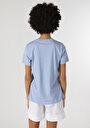 thumb-Показати інформацію про Футболка З Коротким Рукавом Жіноча Блакитна  Cl1060866