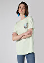 thumb-Показати інформацію про Футболка З Коротким Рукавом Жіноча Зелена  Cl1063227