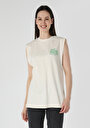 thumb-Показати інформацію про Футболка З Коротким Рукавом Жіноча Бежева  Cl1063249