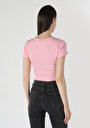 thumb-Показати інформацію про Футболка З Коротким Рукавом Жіноча Рожева  Cl1063341