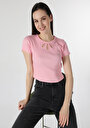 thumb-Показати інформацію про Футболка З Коротким Рукавом Жіноча Рожева  Cl1063341