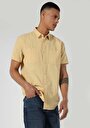 thumb-Показати інформацію про Сорочка З Коротким Рукавом Чоловіча Жовта  Cl1063641