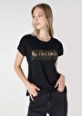 thumb-Показати інформацію про Футболка З Коротким Рукавом Жіноча Чорна  Cl1065177