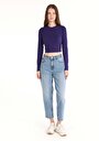 thumb-Показати інформацію про Футболка З Довгим Рукавом Жіноча Фіолетова  Cl1065171